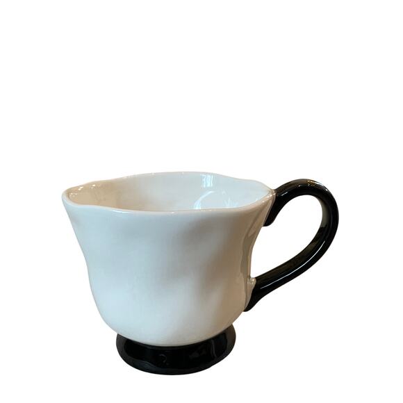 Hand Painted BLACK BOW Mug Set of 2 Christmas Holiday Glam New - Picture 10 of 10